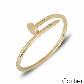 Cartier Yellow Gold Plain Juste Un Clou Bracelet Size 19 B6048219 Cartier Yellow Gold Plain Juste Un Clou Bracelet Size 19 B6048219